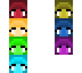 preview for  Adoptable Rainbow PFPs 