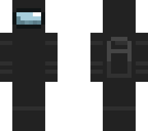 preview for Among Us Black with corona mask Slim