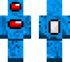 preview for Among Us Blue MC Skin
