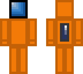 preview for Among Us Orange wHeadphones