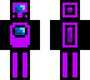 preview for Among Us Purple and Mini Crewmate