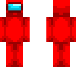 preview for an updated version of my among us RED skin