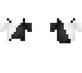 preview for Black and White Split Shirt Base