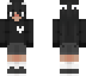 preview for Black sweater with a heart