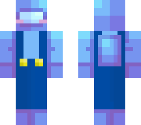 preview for Blue Among us character that is customized