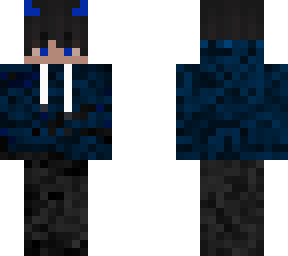 preview for Blue and Black Hoodie Demon  Read Description