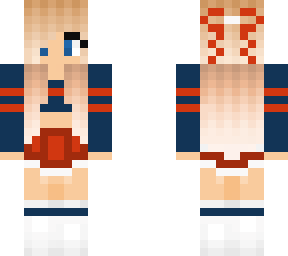 preview for Blue and red Cheerleader