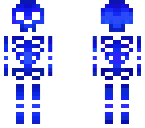 preview for Blue halloween Skeleton