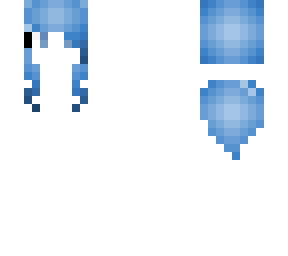 preview for blue pastel hair shaded