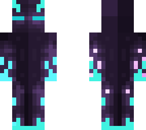 preview for cool blue fire enderman skin