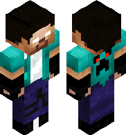 preview for Cool Herobrine with glasses 