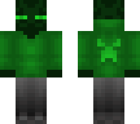 preview for Creeper Enderman Hoodie cool effect