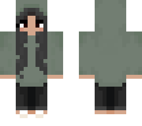 preview for creeper girl green hoodie 2 redecorated for my friend