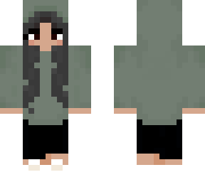 preview for creeper girl green hoodie redecorated for my friend