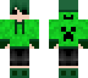 preview for Creeper Human Oc hood down