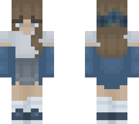 preview for Cute blue girl casual outfit
