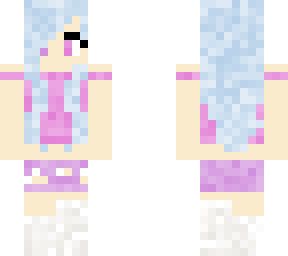 preview for Cute girl w blue hair