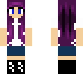 preview for cute girl with purple hair 2