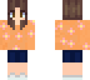 preview for cute skin whith flower in her te shirt and short
