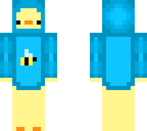 preview for Cyan bee duck hoodie