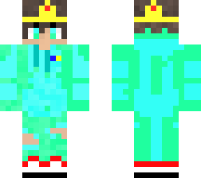 preview for CyanLime boy with Crown