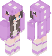 preview for Dinosaur girl (recolored purple)