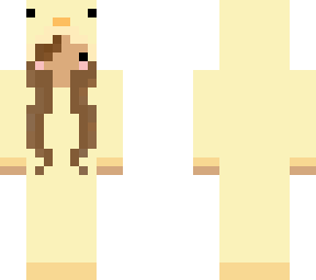 preview for Edited ChibiWolfiYTs Original skin called Kawaii ducky onesie girl