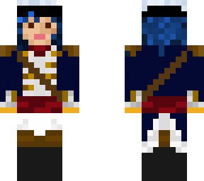 preview for edited skin from rikonaa Lmanberg skin blue hair