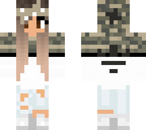 preview for Edited Snow Camo Bandana Girl