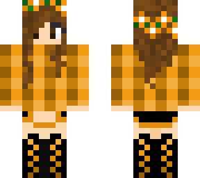 preview for Gingham Orange Brown Hair