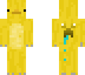 preview for giraffe chicken with creeper on the back