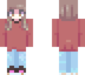 preview for girl in a red sweater