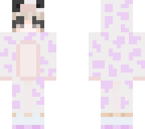 preview for girl in purple cow onesie