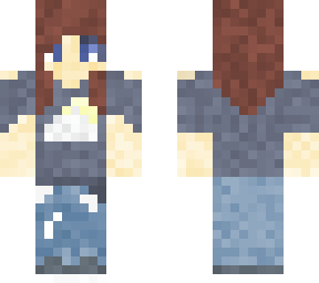 preview for Girl Skin with sun and cloud shirt