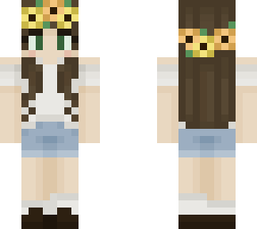 preview for Girl w Marigold Flower Crown