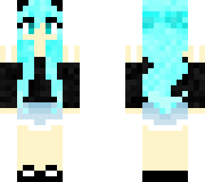 preview for GIRL WITH NEON AQUAMARINE HAIR