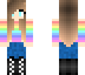 preview for Girl with rainbow clothes Edited version