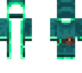 preview for Glow Squid Trader Cloak Template