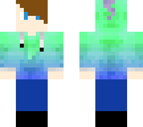 preview for Green hoodie boy