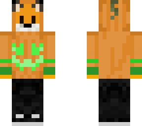 preview for Halloween Fox with Green pumpkin