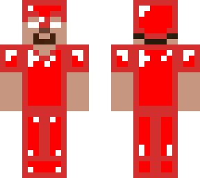 preview for Herobrine with red armor