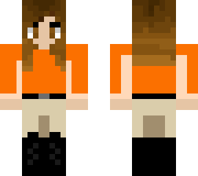 preview for Horse Rider  Equestrian Orange