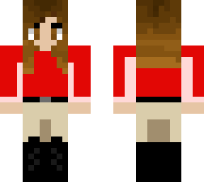 preview for Horse Rider  Equestrian Red