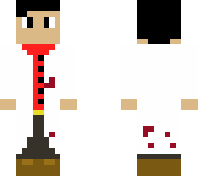 preview for Human Red Steve with lab coat