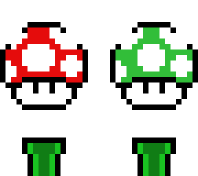 preview for mario mushrooms and pipes
