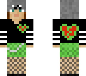 preview for Me but im a minecraft skin but im an e girl