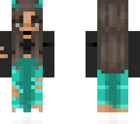 preview for Minecraft another turquoise devil Girl