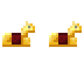 preview for Minecraft golden horse armor