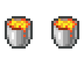 preview for Minecraft lava bucket