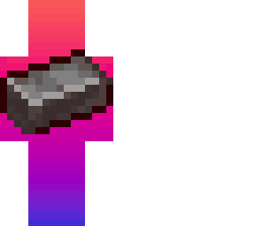 preview for Netherite Ingot Pixel Art w Gradient